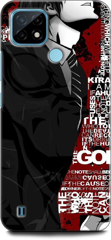WallCraft Back Cover for Realme C21, RMX3201 DEATH NOTE, COMIC, DEATH STAR, ANIME  (Multicolor, Dual Protection, Pack of: 1)