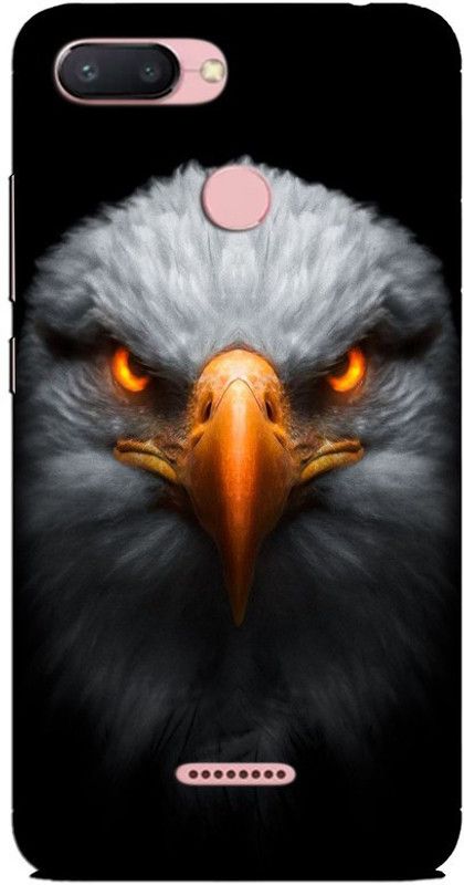 CROKIAN Back Cover for Redmi 6 Angry eagle Back Cover  (Multicolor, Hard Case, Pack of: 1)