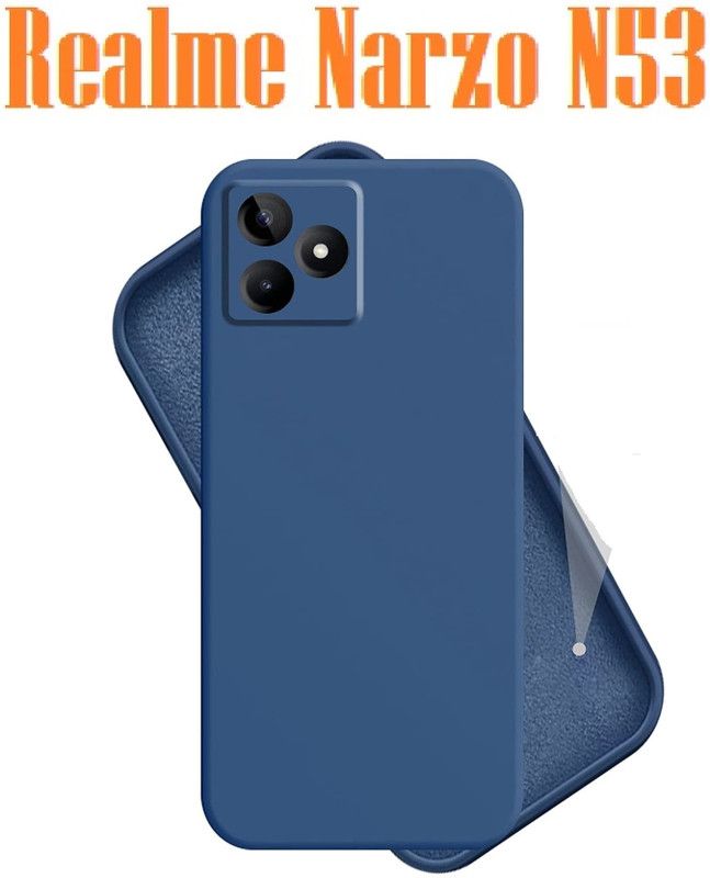 LIKEDESIGN Back Cover for Realme Narzo N53  (Red, Shock Proof, Pack of: 1)
