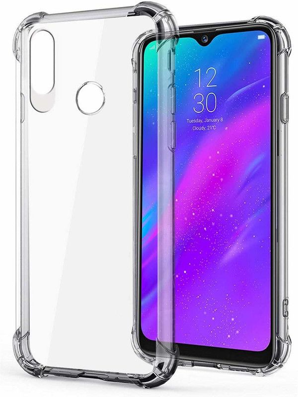Spectacular ace Back Cover for Realme 3i  (Transparent, Dual Protection, Silicon, Pack of: 1)