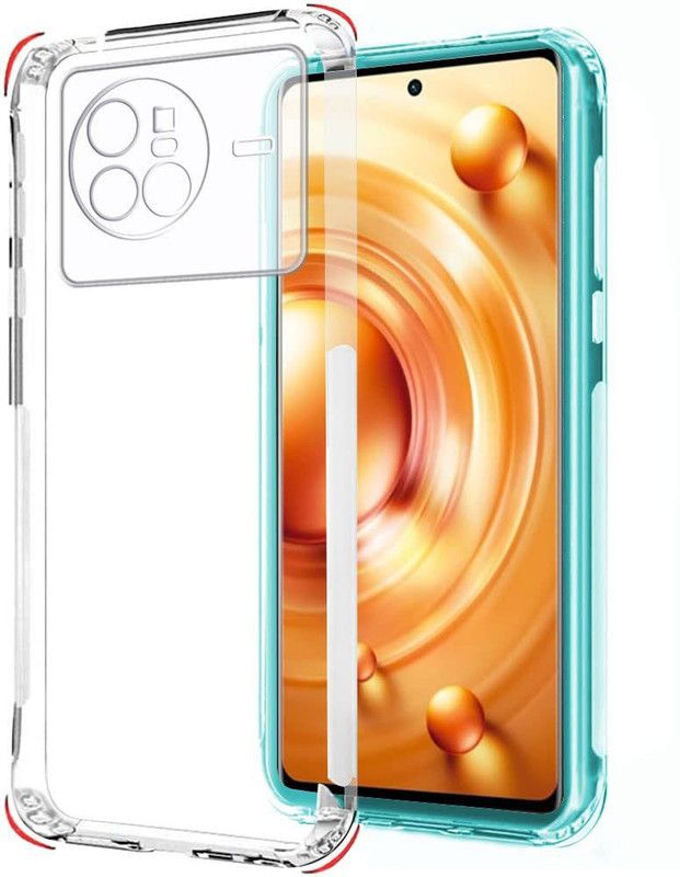 CaseWEB Back Cover for Vivo X80  (Transparent, Flexible, Silicon, Pack of: 1)