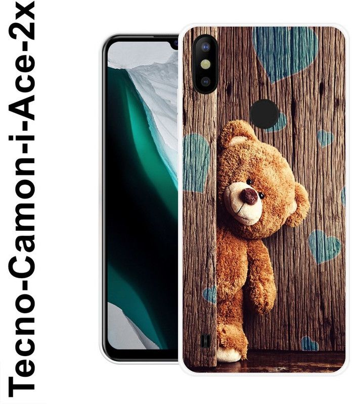 SUPER CASE Back Cover for Tecno Camon I Ace 2x  (Brown, Grip Case, Silicon)