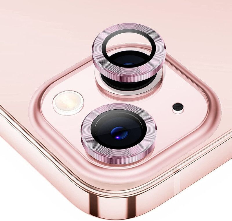 ELEF Back Camera Lens Ring Guard Protector for iPhone 14 Aluminum Alloy Anti Scratch Camera Lens Protector Ring  (Pack of: 1)