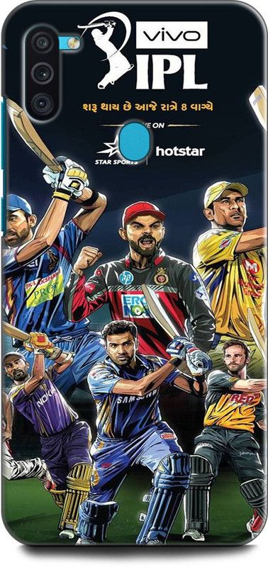 Afterglow Back Cover for SAMSUNG Galaxy M11 IPL TEAM, INDIAN CRICKET TEAM, IPL, SPORTS, CRICKET  (Multicolor, Shock Proof, Pack of: 1)