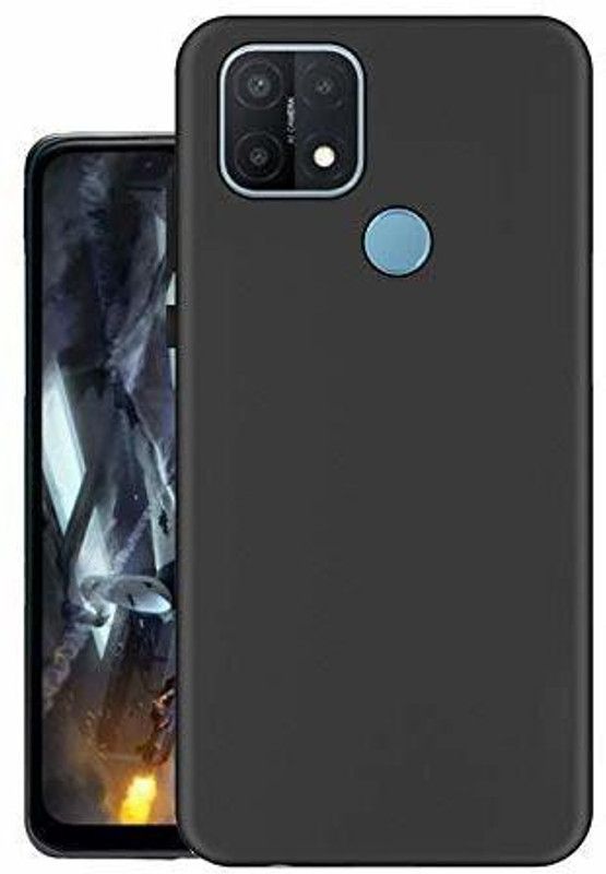 Techforce Front & Back Case for Oppo A15, Oppo A15 2020  (Black, Pack of: 1)
