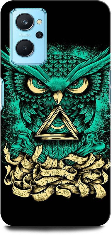 ORBIQE Back Cover for Realme 9i OWL, TRIPPY, WORLD, EYE, USA, ILLUMINATI, MASONICO, OWL  (Multicolor, Hard Case, Pack of: 1)