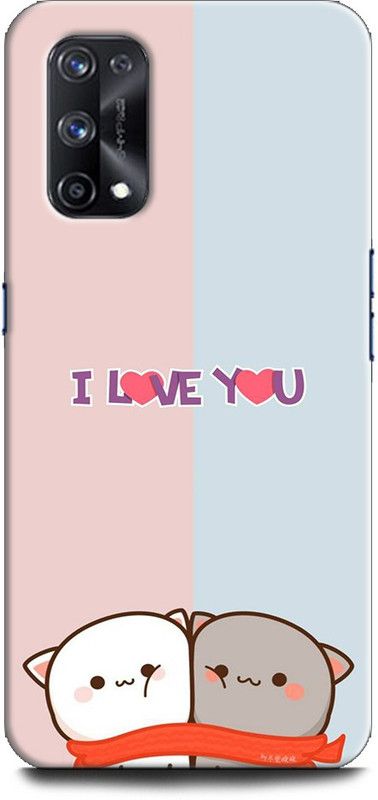 WallCraft Back Cover for Realme X7 Pro, RMX2121 LOVE, KITTY, COUPLE, EMOJII, CUTE CAT, TENOR, CARTONE  (Multicolor, Dual Protection, Pack of: 1)