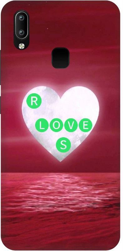 THESTONEWELL Back Cover for VIVO Y95 R LETER S LETER R WORD  (Multicolor, Waterproof, Pack of: 1)