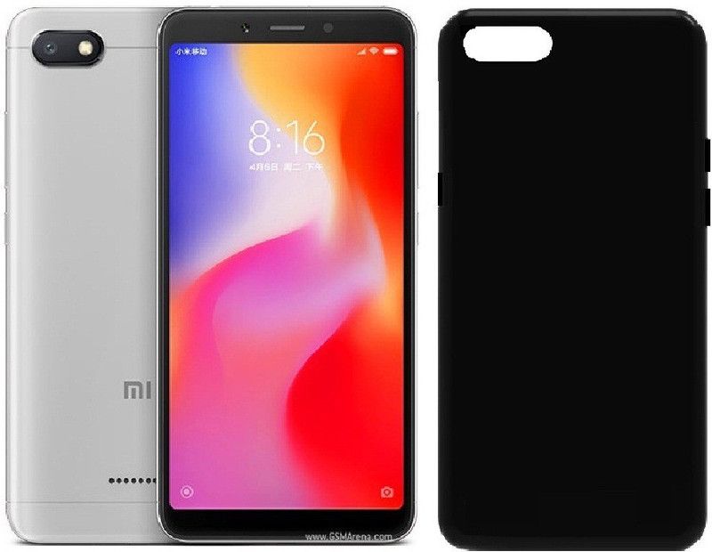 Karimobz Back Cover for Mi Redmi 6A  (Black, Pack of: 1)