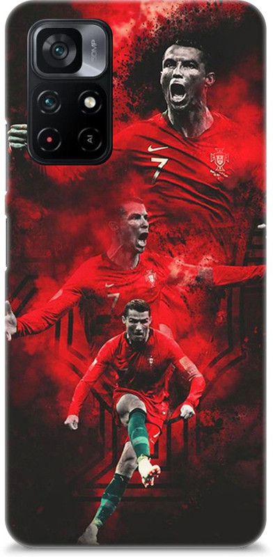 Chiraiyaa Back Cover for POCO M4 Pro 5G  (Black, Red, Hard Case)