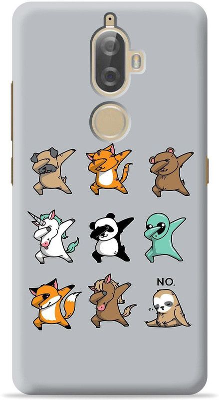 Crafter Back Cover for Lenovo K8 Plus  (Multicolor, Shock Proof, Pack of: 1)