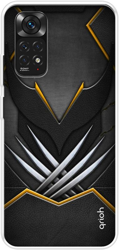 QRIOH Back Cover for Redmi Note 11  (Multicolor, Grip Case, Silicon, Pack of: 1)