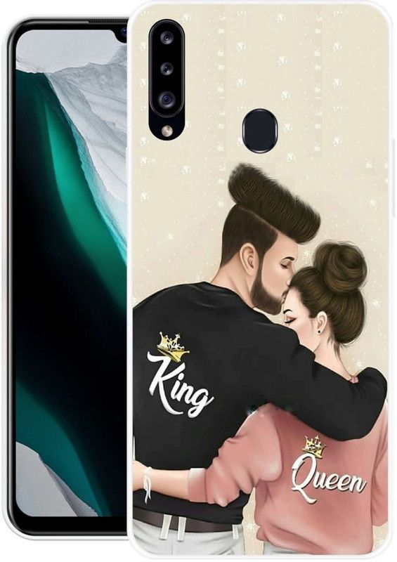 BAILAN Back Cover for Samsung Galaxy A20s  (Multicolor, Grip Case, Silicon)