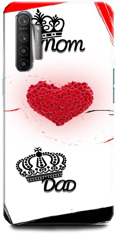 Afterglow Back Cover for Realme XT MOM AND DAD, DAD, I LOVE YOU, LOVE, MISSING, MOM  (Multicolor, Shock Proof, Pack of: 1)