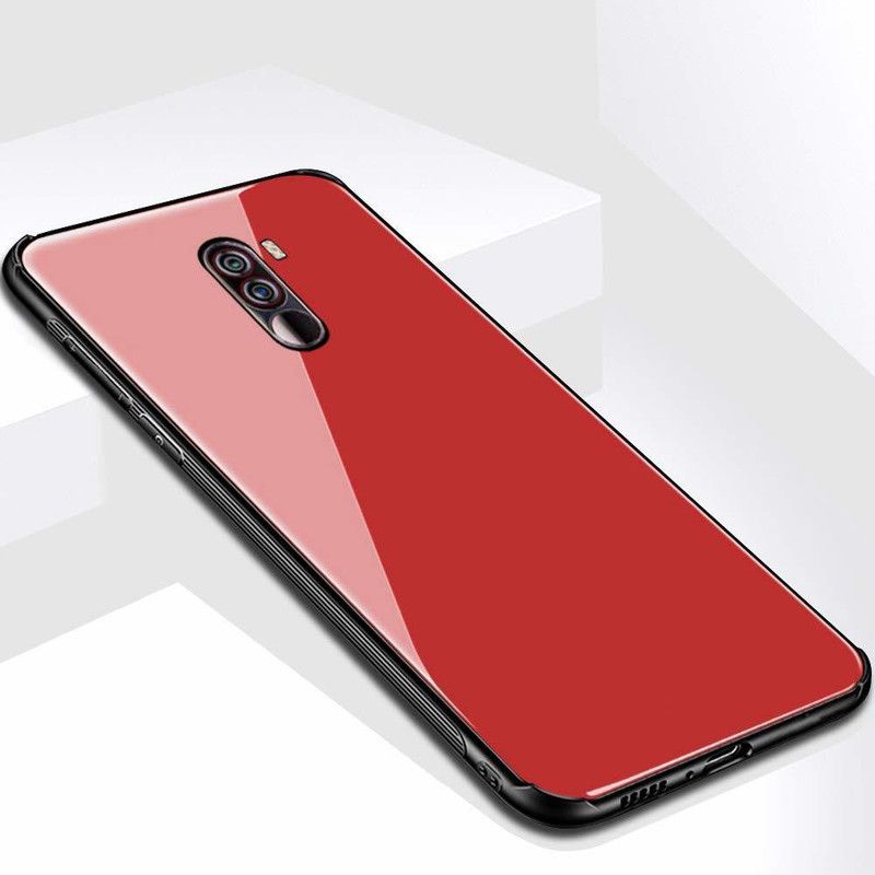 mCase Back Cover for POCO F1  (Red, Shock Proof, Pack of: 1)