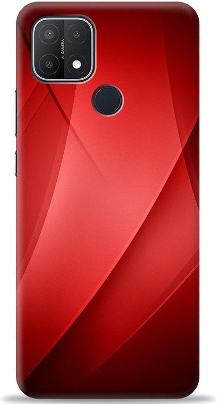 Loffar Back Cover for Oppo A15s  (Red, Shock Proof, Pack of: 1)