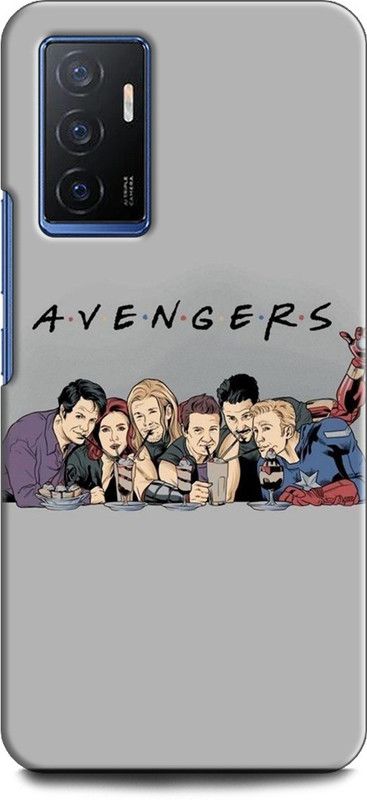 KEYCENT Back Cover for Vivo V23e 5G, V2126 AVENGERS, IRON MAN, THANOS, MARVELS, SUPERHEROES  (Multicolor, Shock Proof, Pack of: 1)