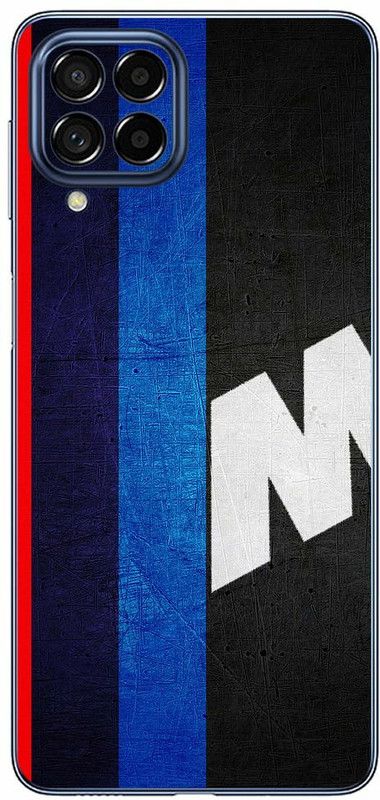 FCS Samsung Galaxy M53 Printed Back Skin: M Logo Mobile Skin  (M Logo Skin)