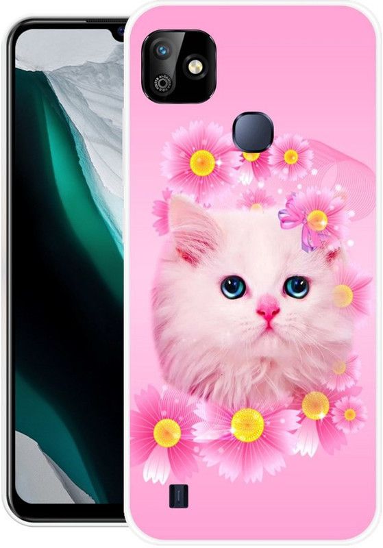KLC Back Cover for Infinix Smart HD 2021  (Pink, Silicon)