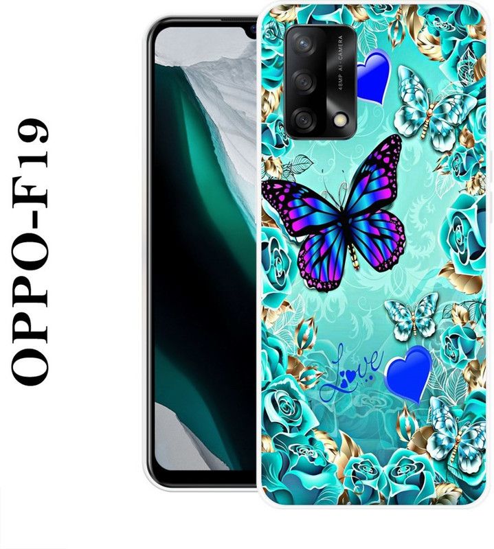 BAGRA Back Cover for Oppo F19  (Multicolor, Grip Case, Silicon)