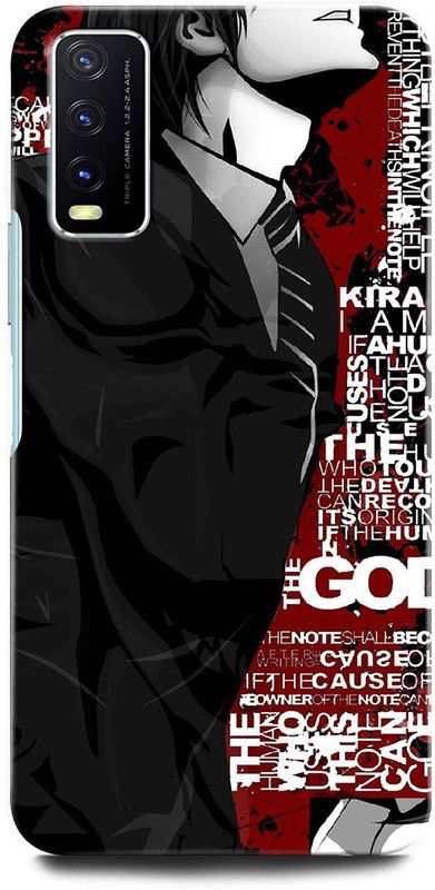 ORBIQE Back Cover for Vivo Y20 V2029 DEATHNOTE, COMIC, DEATHSTAR, ANIME  (Multicolor, Shock Proof, Pack of: 1)