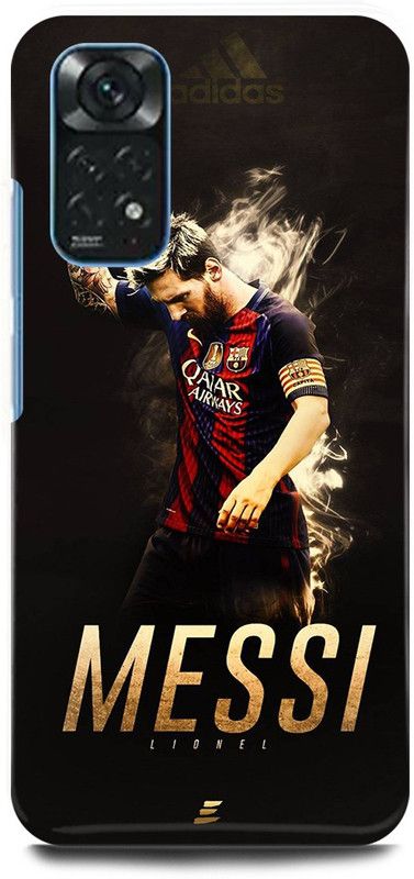 play fast Back Cover for Redmi Note 11S LIONEL, MESSI, FOOTBALL, PLAYER  (Grey, Hard Case)