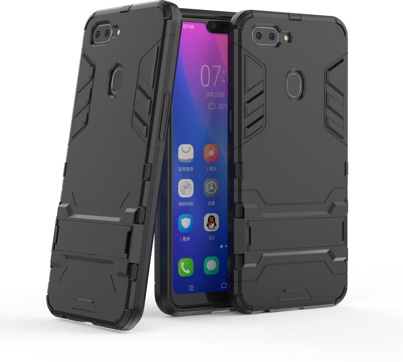 Zobrix Back Cover for OPPO A5, Realme 2  (Black, Shock Proof, Pack of: 1)