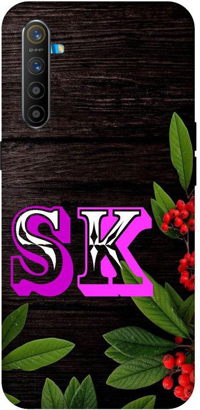 SSMORYA Back Cover for Realme X2 SK Pink Alphabet Printed Back Cover  (Multicolor, Waterproof, Pack of: 1)