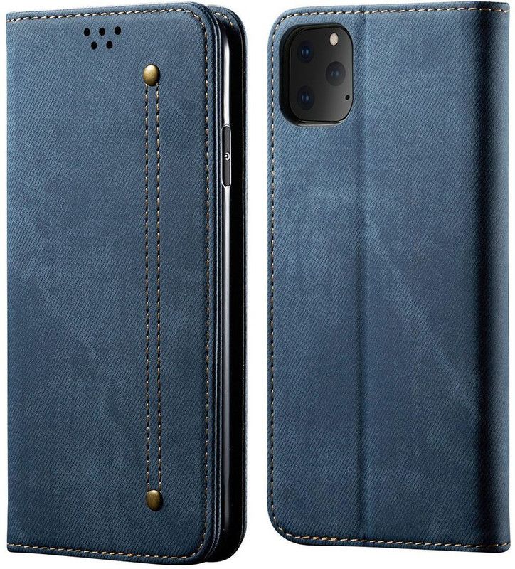 VeeGee Wallet Case Cover for Apple iPhone 11 Pro MAX (6.5)  (Blue, Magnetic Case)