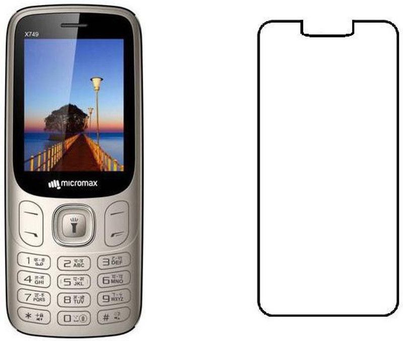 Sonakshu Tempered Glass Guard for Micromax X749  (Pack of 1)
