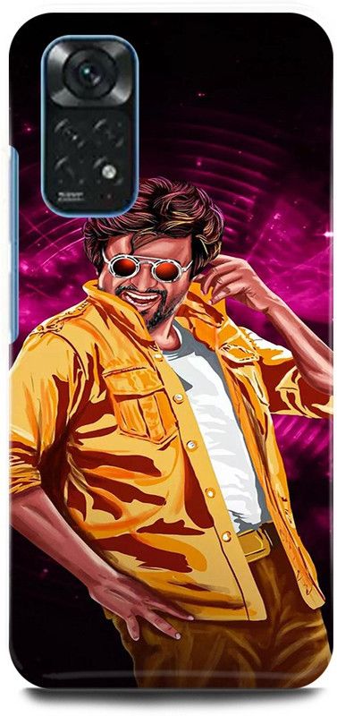 play fast Back Cover for Redmi Note 11S RAJNIKANTH, SOUTH, HERO, ACTOR  (Yellow, Hard Case, Pack of: 1)
