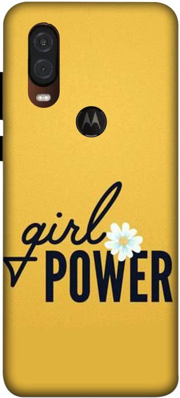 NDCOM Back Cover for Motorola One Vision Girl Power Girly Printed  (Multicolor, Hard Case, Pack of: 1)