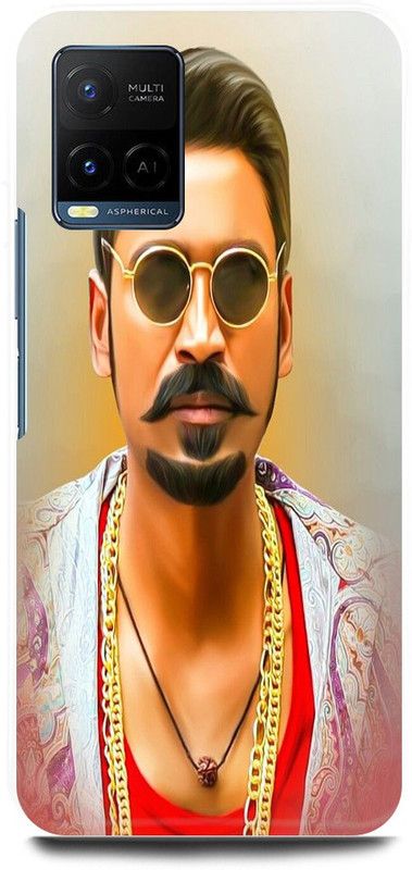 play fast Back Cover for Vivo Y21T, V2135 DHANUSH, SOUTH, HERO, ACTOR  (Multicolor, Hard Case, Pack of: 1)