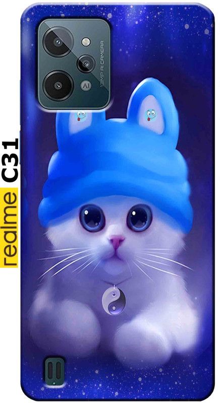 Rockerspot Back Cover for Realme C31 2831  (Multicolor, 3D Case, Silicon, Pack of: 1)