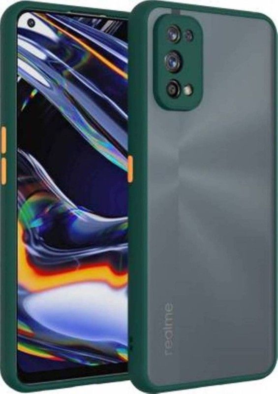 CHATURVEDH Back Cover for Realme 7 Pro  (Green, Dual Protection, Pack of: 1)