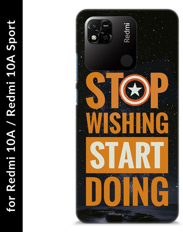 Chiraiyaa Back Cover for Redmi 10A  (Multicolor, Hard Case)
