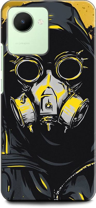 WallCraft Back Cover for Realme C30, RMX3581 MASK BOY, BLACK, SKULL, ART  (Multicolor, Dual Protection, Pack of: 1)