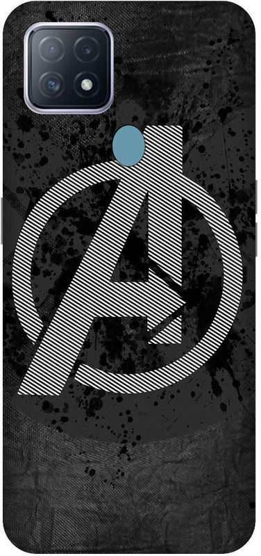Bluvver Back Cover for OPPO A15s, CPH2179, Printed Avenger Logo Mobile Back Cover  (Multicolor, Hard Case, Pack of: 1)