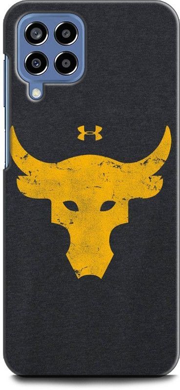 WallCraft Back Cover for SAMSUNG Galaxy M33 5G BULL, ROCK, WWE, DWAYNE, JHONSON, LOGO  (Multicolor, Dual Protection, Pack of: 1)