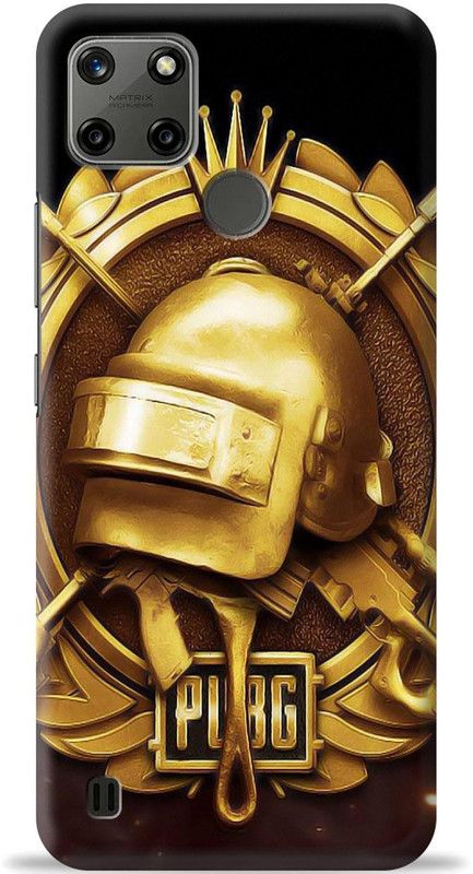 Coverpur Back Cover for Realme C25_Y  (Gold, Shock Proof, Pack of: 1)