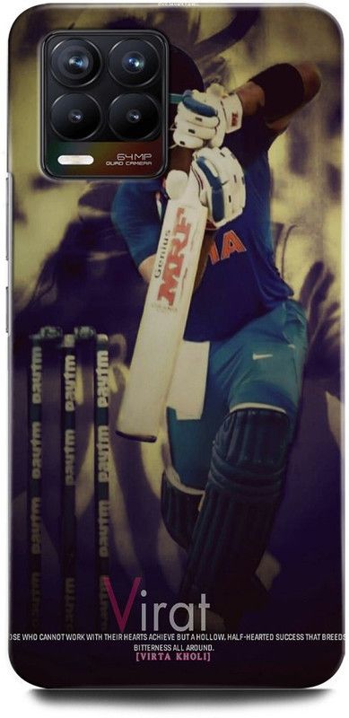 ORBIQE Back Cover for Realme 8 Pro RMX3081 VIRAT, KOHLI, INDIA, CRICKET, PLAYER, SPORTS, CAPTAIN  (Multicolor, Hard Case, Pack of: 1)