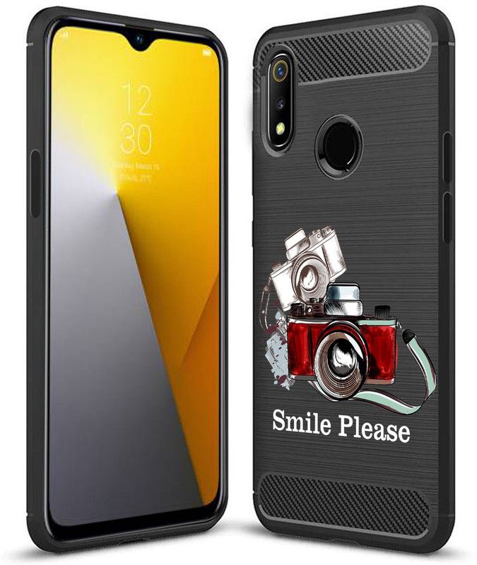 Flipkart SmartBuy Back Cover for Realme 3||Realme 3i  (Multicolor, Shock Proof, Pack of: 1)