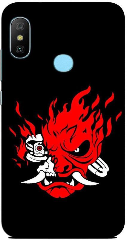 CROKIAN Back Cover for Redmi 6 Pro Angry bull Back Cover  (Multicolor, Hard Case, Pack of: 1)
