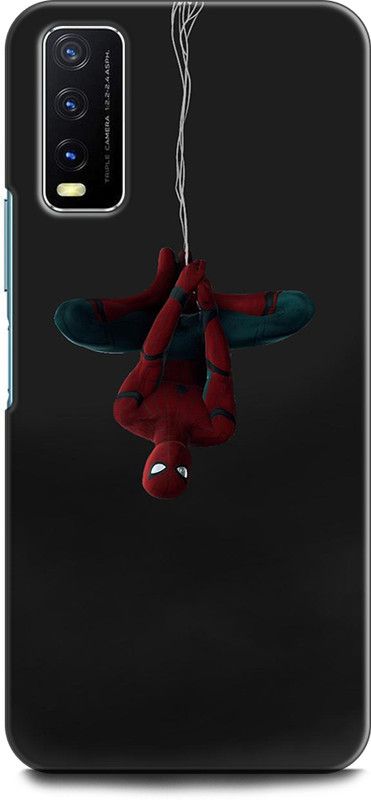 Dronk Back Cover for Vivo Y20, V2029 THE, AMAZING, SPIDERMAN, SPIDER  (Multicolor, Dual Protection, Pack of: 1)