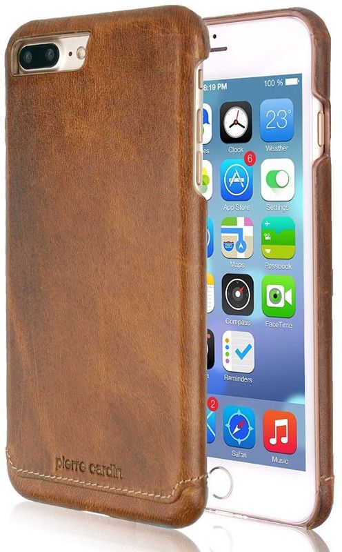 PIERRE CARDIN Back Cover for Apple iPhone 7 Plus  (Brown, Pack of: 1)