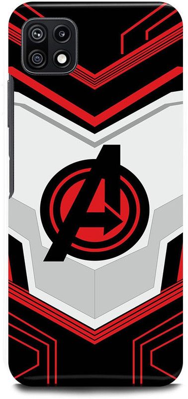 FUGGA Back Cover for SAMSUNG Galaxy A22 5G, AVENGERS, SUPER, HEROES, AVENGER  (Red, Hard Case, Pack of: 1)