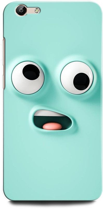 ORBIQE Back Cover for Vivo Y67 SMILE, SMILE FACE, FUNNY, HAPPY, CARTOON  (Multicolor, Hard Case, Pack of: 1)