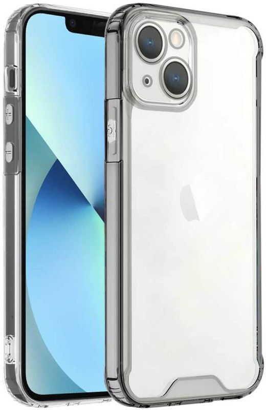 WOW Imagine Bumper Case for Apple iPhone 13 |Non-Yellowing Ultra Slim Back Cover|Cushion Edge Drop & Camera Protection  (Black, Shock Proof, Pack of: 1)