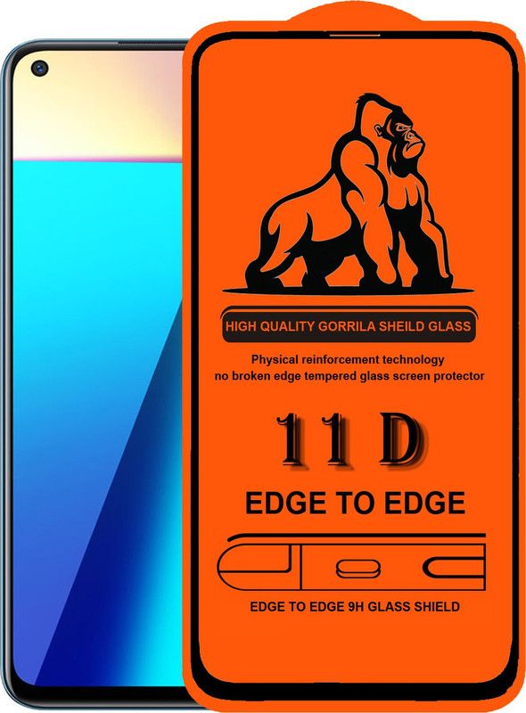 Forego Edge To Edge Tempered Glass for Infinix Note 8i  (Pack of 1)