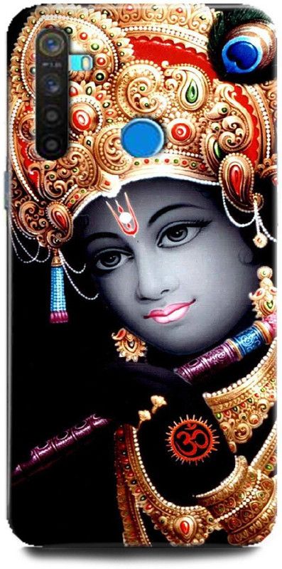 FIKORA Back Cover for Realme 5/RMX1911 KRISHNA PRINTED  (Multicolor, Hard Case, Pack of: 1)